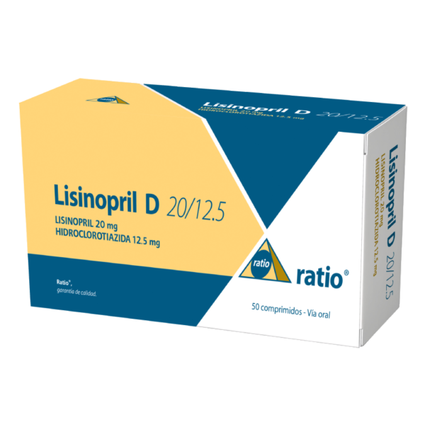 ESTUCHE 3D LISINOPRIL D 20-12.5 OPTIMIZADO 800 X 800